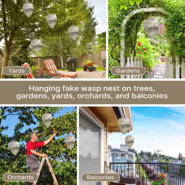 fake bees nest hanging everywhere